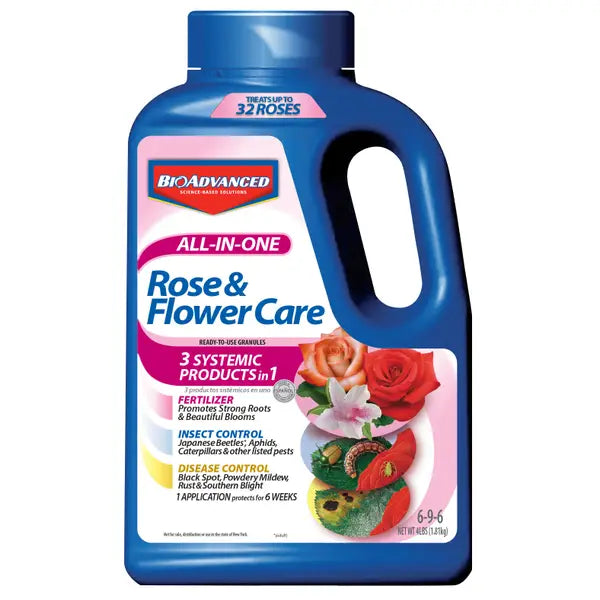 BioAdvanced All-in-One Rose and Flower Care Granules 4lb