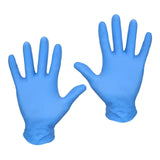 Bluzen Disposable Powder & Latex Free Nitrile Gloves - Large, 100 count