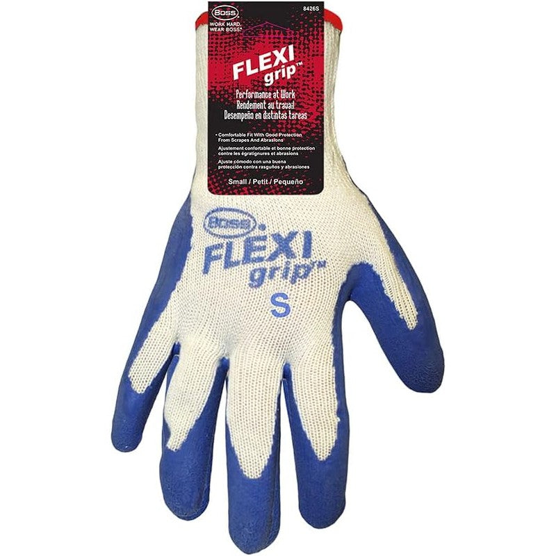 Boss Flexi Grip Knit Gloves, Large, 3pk