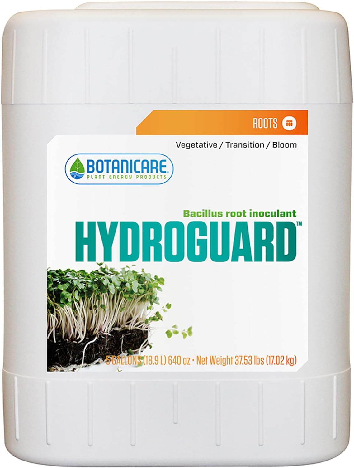 Botanicare Hydroguard Bacillus Root Inoculant, 5-Gallon