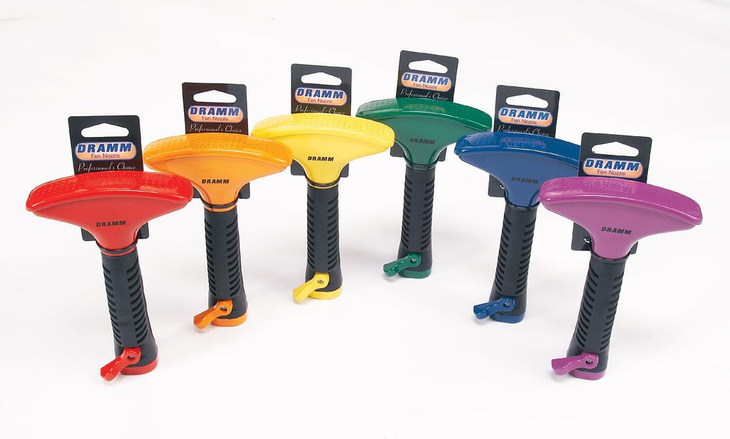 Dramm One Touch Fan Spray Nozzle, Yellow