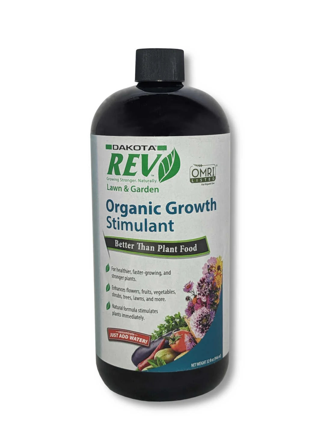 Organic REV Liquid Plant Food 32oz for Healthier Plants