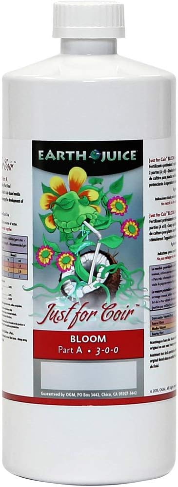 Earth Juice Just for Coir Bloom Part A (3-0-0) Quart