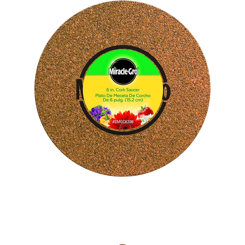 Miracle-GRO 6 inch Cork Saucer