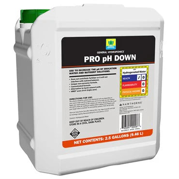Ph down General hydroponic 2.5 gallons