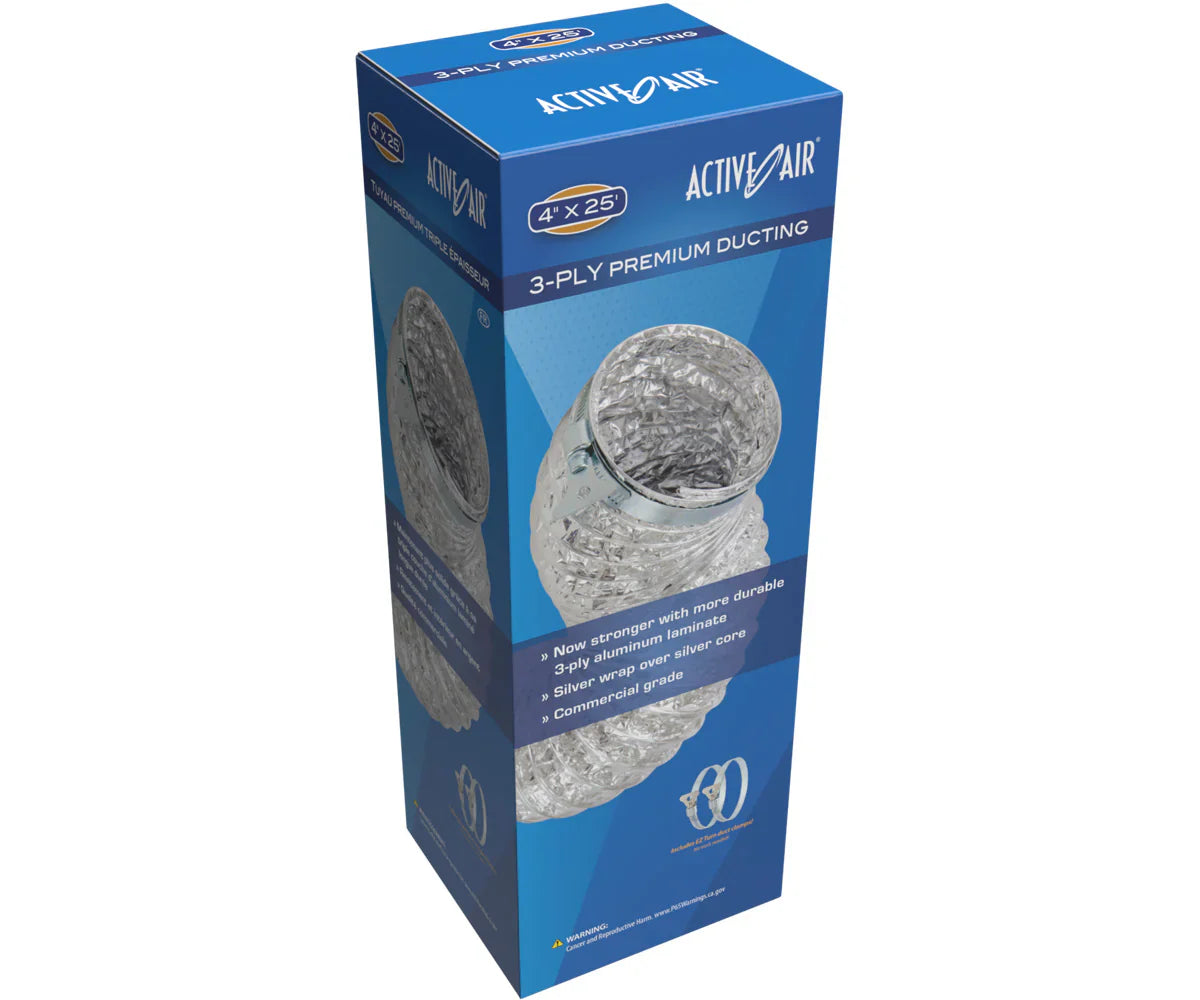 Active Air Ducting 4”x25’