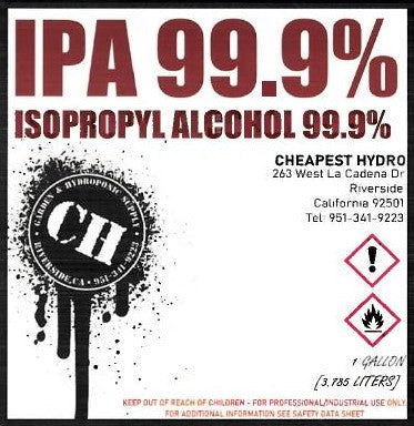 CH 99.9% Alcohol 1 Gallon