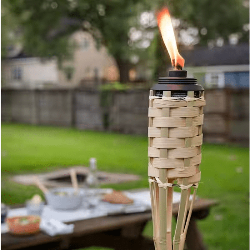 Bamboo Tiki Torch, Classic, 57 in