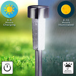 Solar Powered Stainless Steel LED Pathway Light