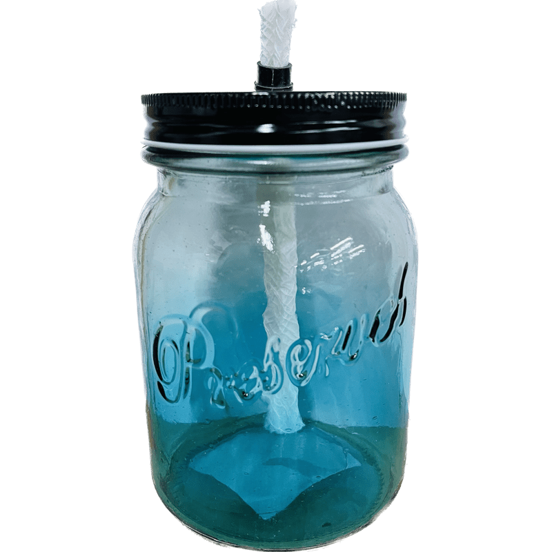 Glass Torch Mason Jar