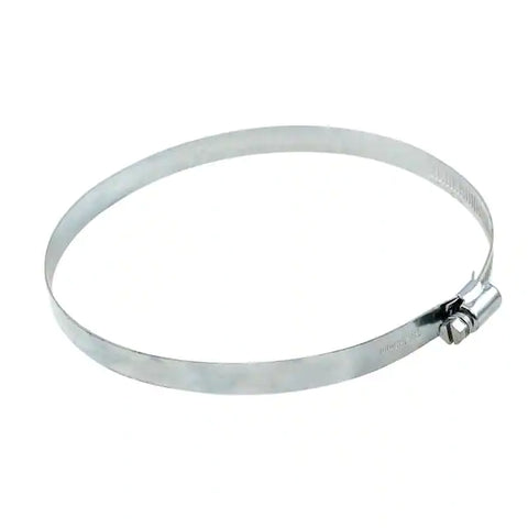 Galvanized Steel Worm Gear Ducting Clamp, 6 in.