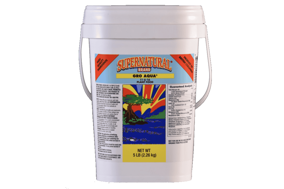 Supernatural Brand Gro Aqua (11-6-16) 5lb