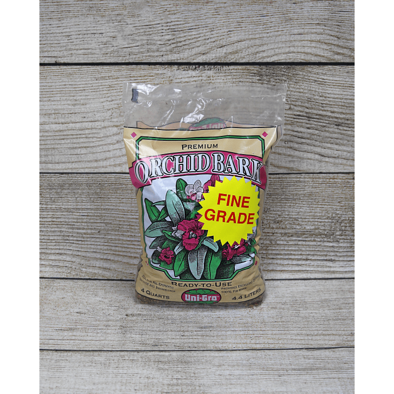 Premium Organic Ready-to-Use Fine Grade Small Orchid Bark Grow Media - 4 Quarts