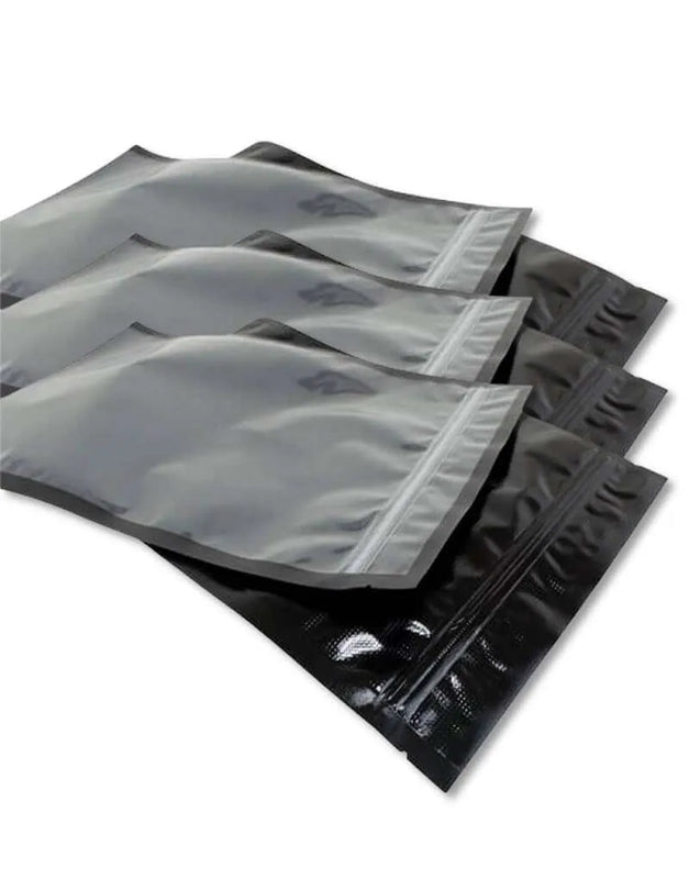 SYMBYS StashBags – 15″ x 20″ Black & Clear Pre-Cut Vacuum Seal Bags w/Zipper (50ct)