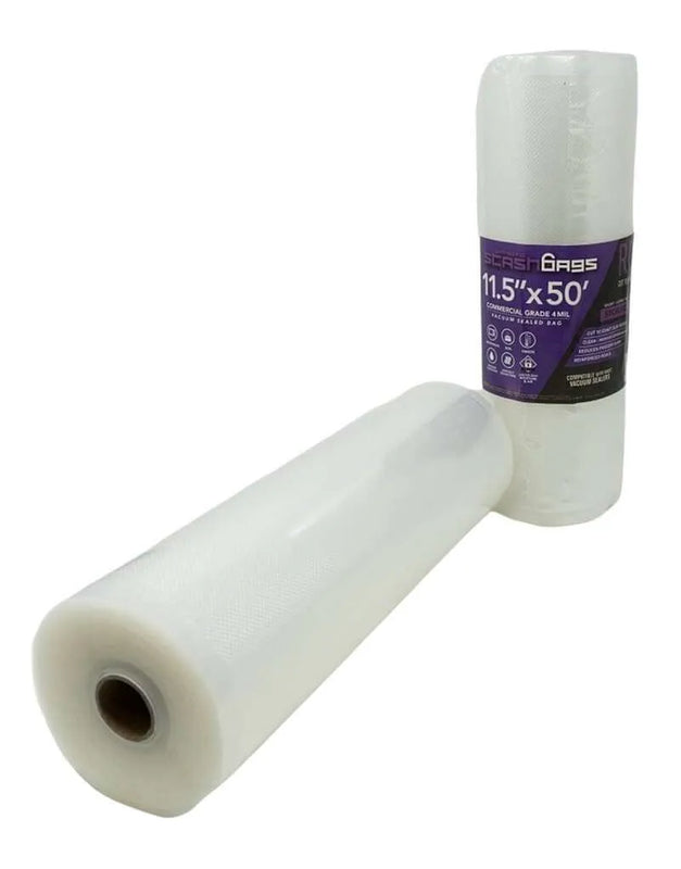 SYMBYS StashBags – 11.5″ x 50′ Vacuum Seal Roll (Clear)