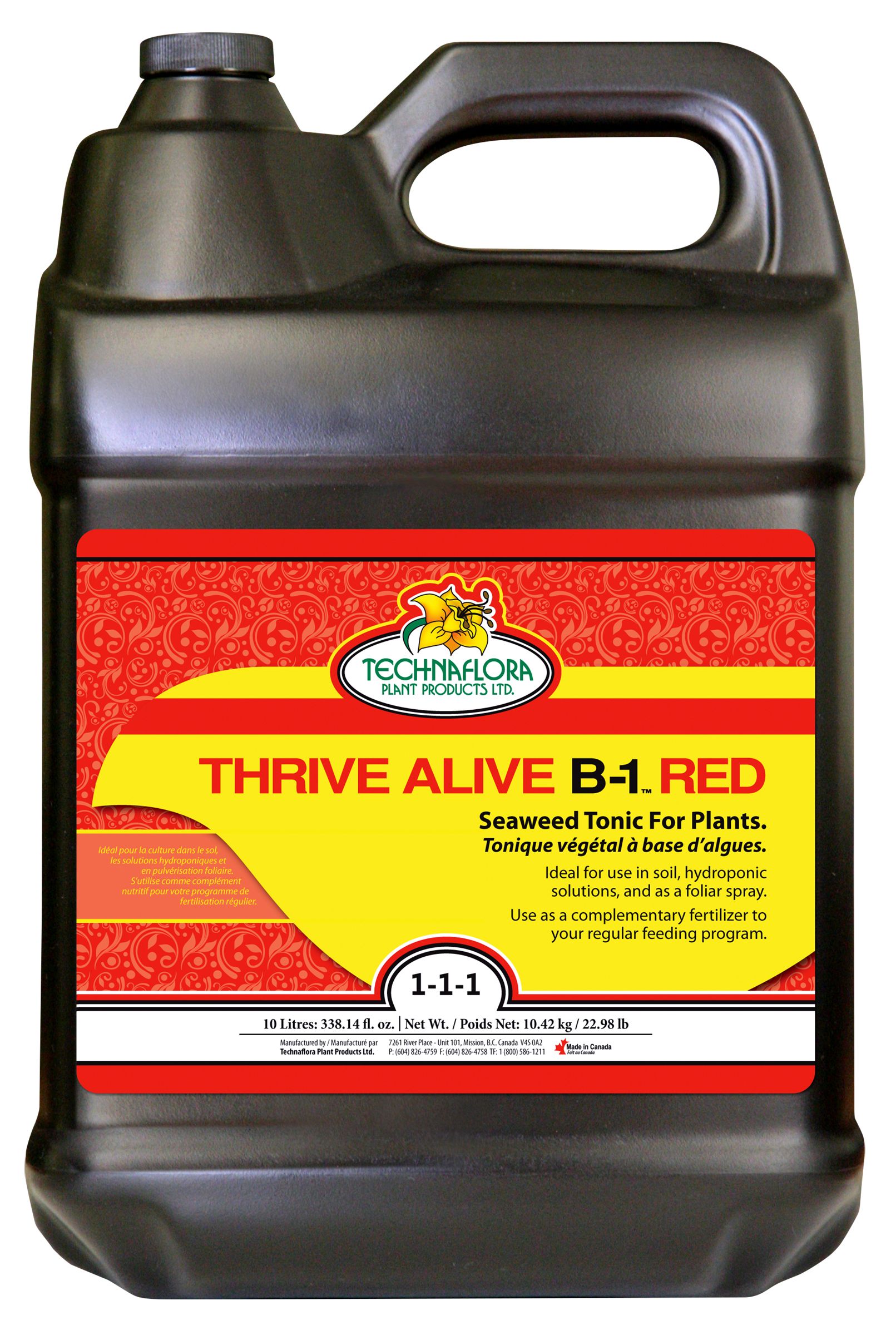 Technaflora Thrive Alive B1 Red, 2.5 gallon
