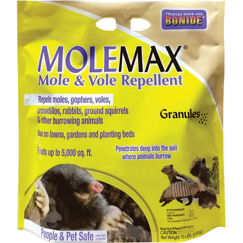 MoleMax® Mole & Vole Repellent Granules - 10 lbs
