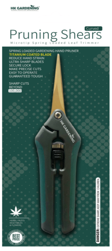 HK Gardening Pruning Shears Curved