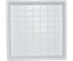 Active Aqua® Premium Flood Table, White, 4' x 4'
