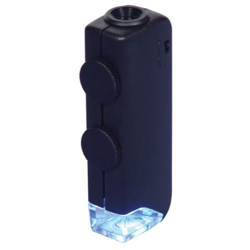 LED Pocket Microscope 60x–100x