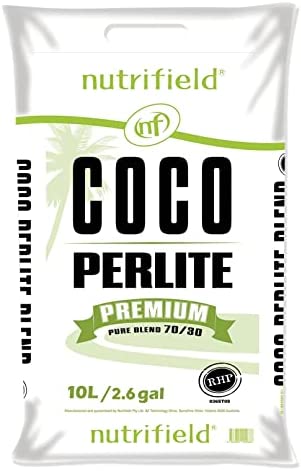 Nutrifield Coco Perlite 70/30 Blend, 10L, 2.6 gal
