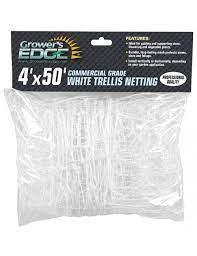 Growers Edge® Commercial Grade Trellis Netting, 4ft x 50ft (Plastic)
