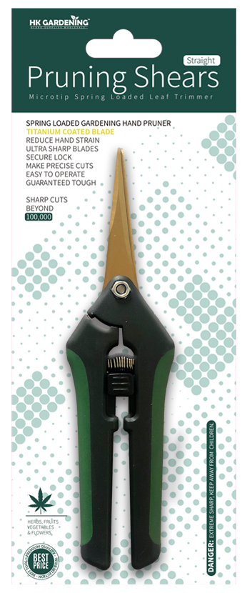 HK Gardening Pruning Shears, Straight