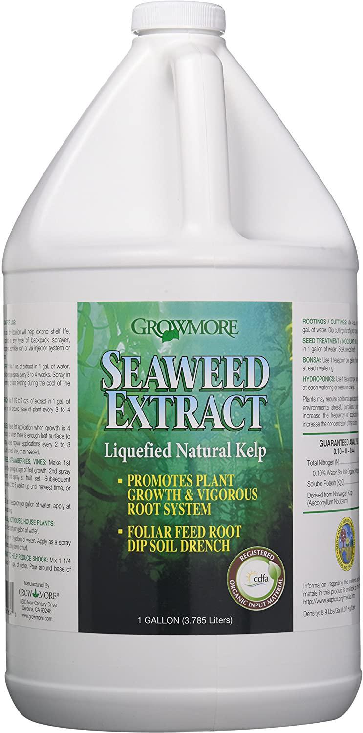Grow More Seaweed Extract Natural Organic Kelp Liquid, 1 Gallon