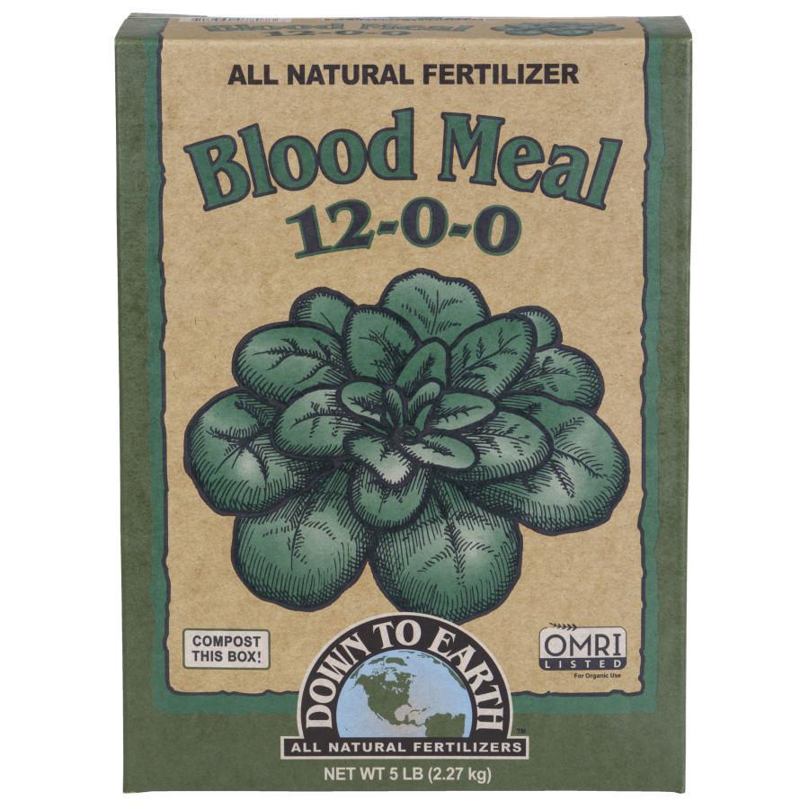 Down To Earth Blood Meal Natural Fertilizer (12-0-0) OMRI, 5lb