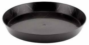 Gro pro Heavy Duty Black Saucer 10in