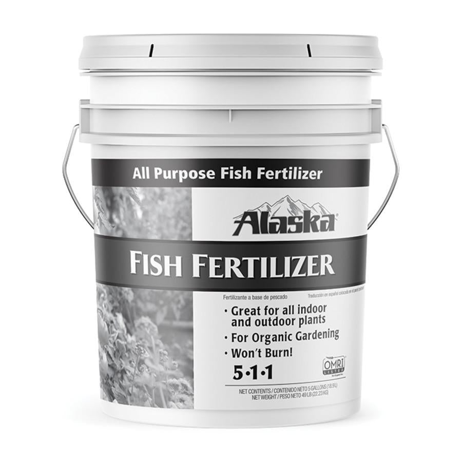 Alaska Fish Emulsion Fertilizer All Purpose 5-1-1 (5 Gallon) – Phelan ...
