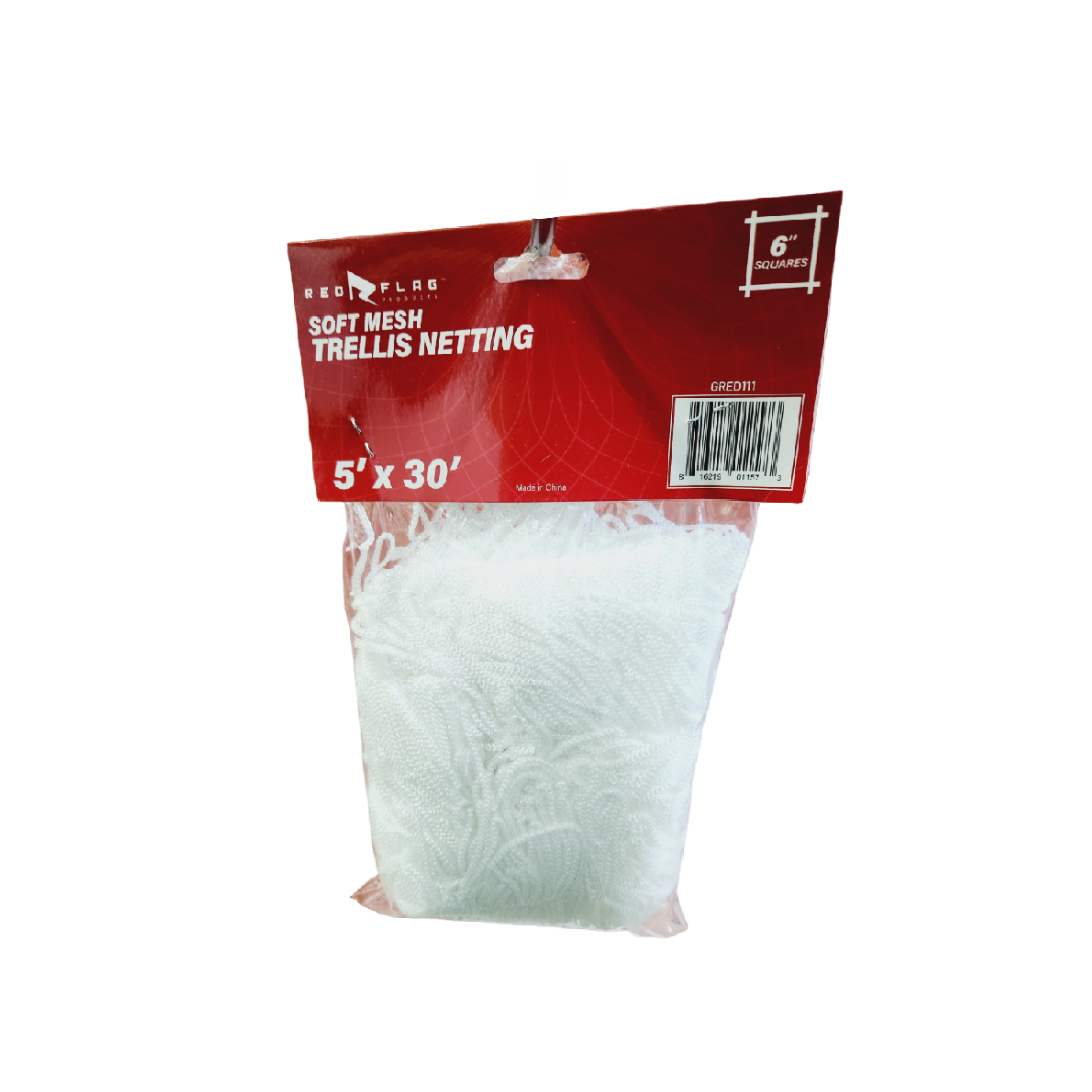Red Flag Trellis Netting, 5ft x 30ft – Phelan Hydro & Garden Supply