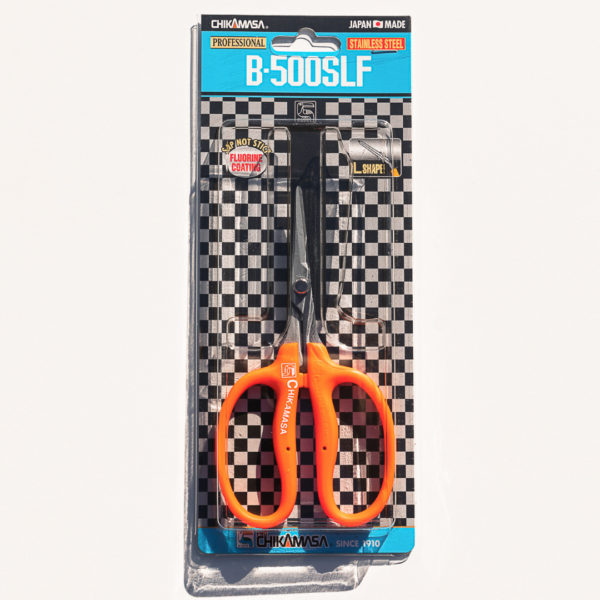 Chikamasa B-500SLF Slanted Blade Garden Scissors Fluorine Coating